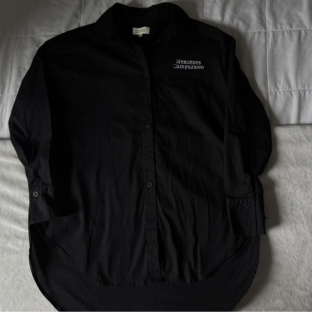 Mercedes Campuzano Black Shirt